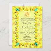 インディアンヒンドー結婚ズのガネシャのロゴOmシンボル 招待状 (正面)