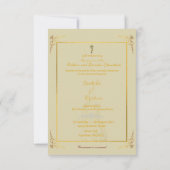 インディアンヒンドー結婚ズのガネーシャへの招待 招待状 (裏面)