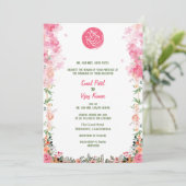 インディアンヒンドー結婚ズガネーシャフローラ 招待状 (スタンド正面)