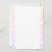 インディアンヒンドー結婚ズガネーシャフローラ 招待状 (裏面)