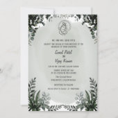 インディアンヒンドー結婚ズガネーシャ 招待状 (正面)