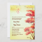 インディアンヒンドー結婚ズガネーシャ 招待状 (正面)