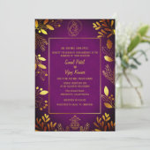 インディアンヒンドー結婚ズガネーシャ 招待状 (スタンド正面)