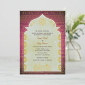 インディアンヒンドー結婚ズガネーシャ 招待状 (スタンド正面)