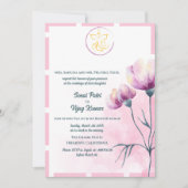 インディアンヒンドー結婚ズガネーシャ 招待状 (正面)