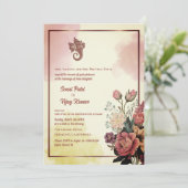 インディアンヒンドー結婚ズガネーシャ 招待状 (スタンド正面)