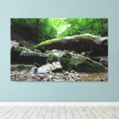 インディアンビレッジキャニオン,コロンバス,オハイオ キャンバスプリント (インサイチュ (ウッドフロア))