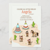 インディアンビレッジ招待状 招待状 (正面/裏面)