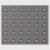 インディアンピエミナバードアート ラッピングペーパー (フラット)