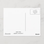 インディアンピンク葉書 ポストカード (裏面)