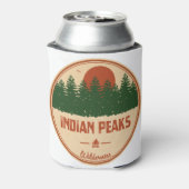 インディアンピークスウィルダネスコロラド 缶クーラー (缶裏面)