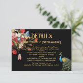 インディアンピーコックフローラ結婚ズ詳細情報カード 出欠カード (スタンド正面)