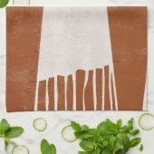 インディアンフィールドI キッチンタオル (折り畳み)