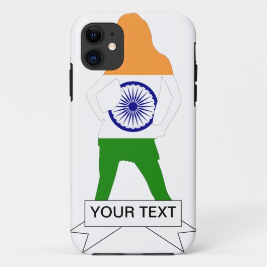 インディアンフラグの色 Case-Mate iPhoneケース (裏面)