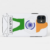インディアンフラグの色 Case-Mate iPhoneケース (裏面(横))