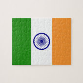 インディアンフラグ – イメ高品質ージ ジグソーパズル (横)