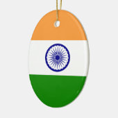 インディアンフラグ – イメ高品質ージ セラミックオーナメント (左)