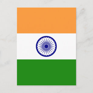 インディアンフラグ – イメ高品質ージ ポストカード