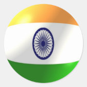 インディアンフラグ ラウンドシール (正面)