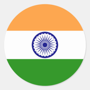 インディアンフラグ ラウンドシール