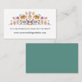 インディアンフラワーエレファントジェイドグリーンオンラインサイト  名刺 (正面/裏面)