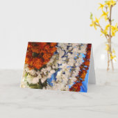 インディアンフラワーガーランズ カード (黄色い花)