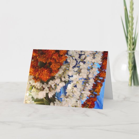 インディアンフラワーガーランズ カード (正面)