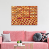 インディアンフルケリ刺繍 キャンバスプリント (インサイチュ (リビング))