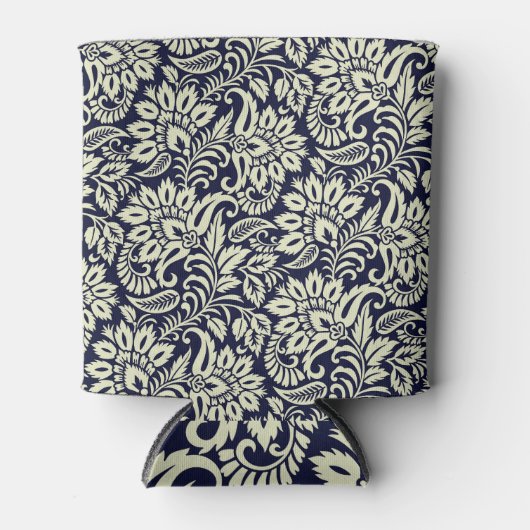 インディアンフローラグランドヴィンテージデザイン 缶クーラー (正面)