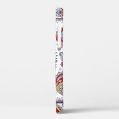 インディアンフローラペイズリーメダリオンパターン。マ族 Case-Mate iPhoneケース (裏面 / 左)