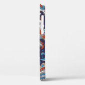 インディアンフローラペイズリーメダリオンパターン。民族間 Case-Mate iPhoneケース (裏面 / 左)