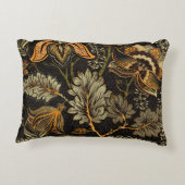 インディアンフローラペイズリー、シームレスな民族パターン。 アクセントクッション (裏面)