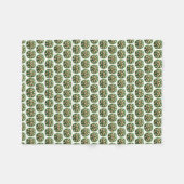 インディアンフードインディアサグパニアホウレンチチーズ フリースブランケット (正面(横))