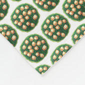 インディアンフードインディアサグパニアホウレンチチーズ フリースブランケット (角)