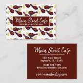 インディアンフードキュイジーヌタンドアレストランシェフ 名刺 (正面/裏面)