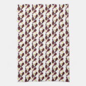 インディアンフードタンドア料理タンドーリチキン キッチンタオル (縦)