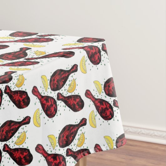 インディアンフードタンドア料理タンドーリチキン テーブルクロス (インサイチュ)