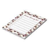 インディアンフードタンドア料理タンドーリチキン ノートパッド (回転)