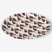 インディアンフードタンドア料理タンドーリチキン ペーパープレート (アングル)