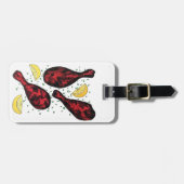 インディアンフードタンドア料理タンドーリチキン ラゲッジタグ (正面横)