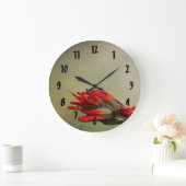 インディアンブラシ ラージ壁時計 (ホーム)