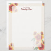 インディアンブランケット消音無線紙シート (正面/裏面)