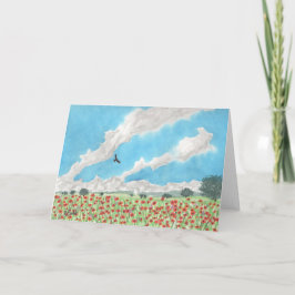 インディアンブランケット サンキューカード