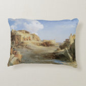 インディアンプエブロ、ラグナ、ニューメキシコby Moran アクセントクッション (裏面)