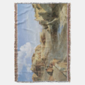 インディアンプエブロ、ラグナ、ニューメキシコby Moran スローブランケット (正面縦)