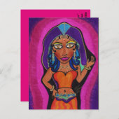 「インディアンプリンセス」 ポストカード (正面/裏面)