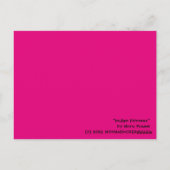 「インディアンプリンセス」 ポストカード (裏面)