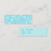 インディアンプリントプロファイルカード スキニー名刺 (正面/裏面)