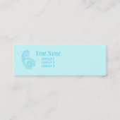 インディアンプリントプロファイルカード スキニー名刺 (裏面)