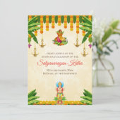 インディアンプージャ招待状サタナラヤンカタ招待 招待状 (スタンド正面)